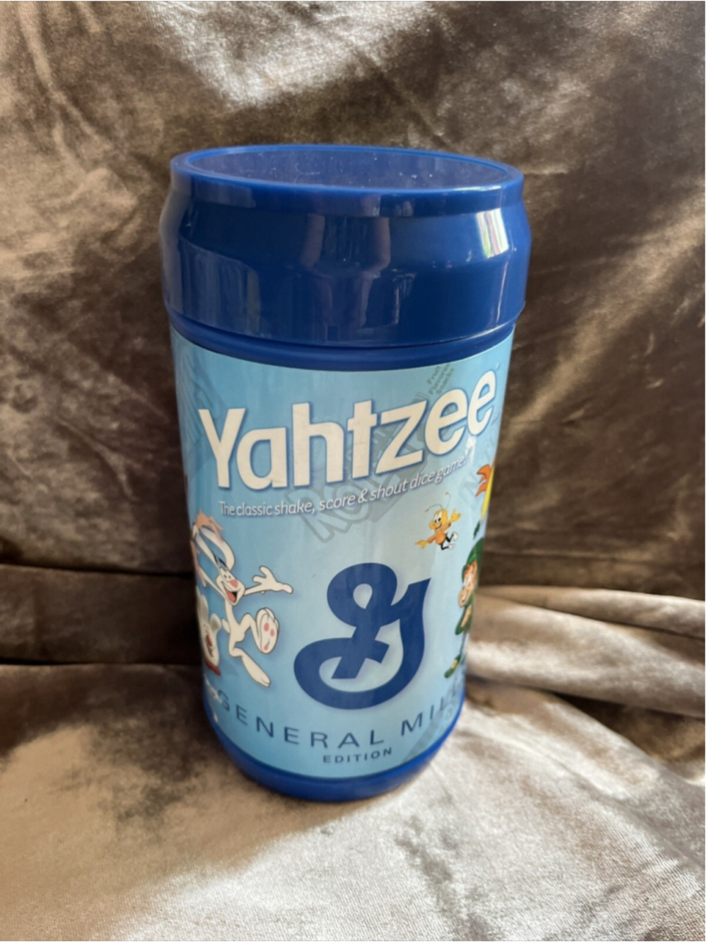 YAHTZEE General Mills Edition HASBRO Game DICE Trix LUCKY Charms TRAVEL Complete
